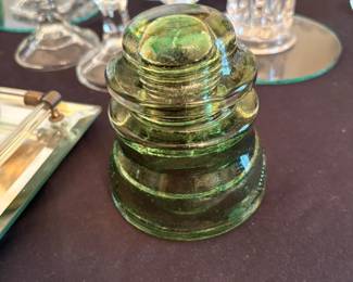 Rare green insulator