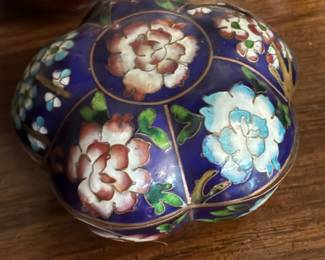 Cloisonné boxes