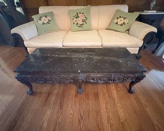 H Z C carved 1890 furniture