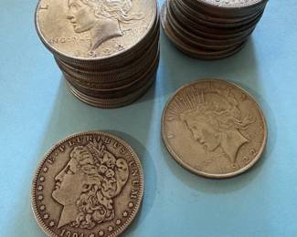 Morgan & Peace Dollars