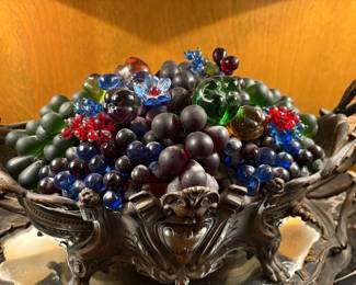 Glass fruit to lamp