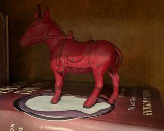 Cast iron donkey bank