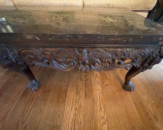Eagle Carved Coffee Table