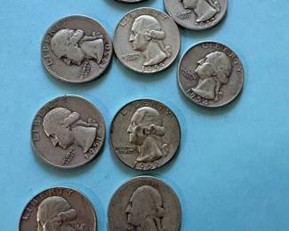 Silver quarters