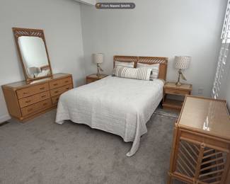 Bedroom Set Rattan - Designer, World Market Lamps