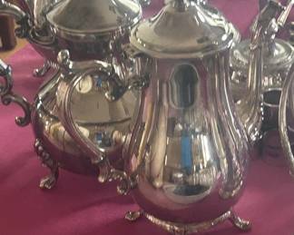 b Sterling Silver Tea Set