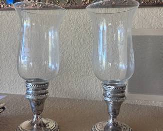 c sterling candle holders