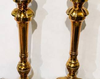 c Brass Candlestick Holders