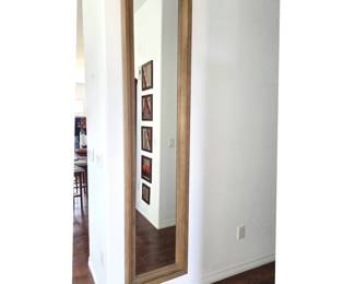-Tall Full-Length Wall Mirror Wood Framed Entryway Dressing Mirror 20" x 87" (over 7ft tall!)