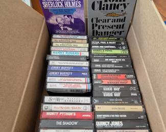 Lot of Vintage Cassette Tapes, Radio Dramas & Audiobooks – John Denver, Kenny Rogers, Tom Clancy & More