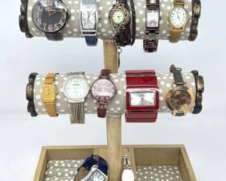 Ladies Fashion Wristwatch Collection – Chico's, Orvis, Nine West & More – 12 Pieces - Watches
