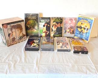 Vintage VHS Movie Collection Including Pride & Prejudice Box Set – 10 Pieces - Rolling Stones Concert