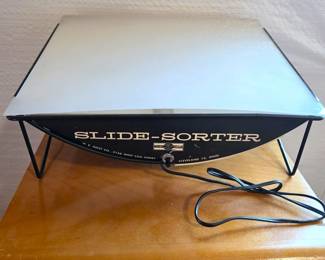 Vintage H.E. Geist Slide-Sorter Lighted 35mm Slide Viewer – Tested Working