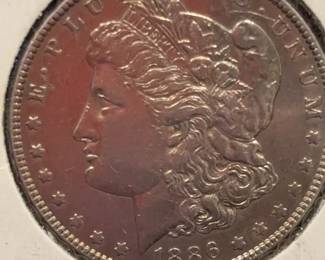 1886 Morgan Silver Dollar