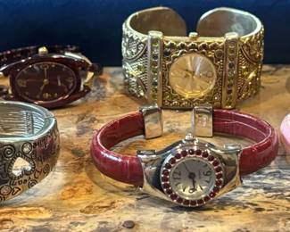 Hinged Cuff Bracelet Watches