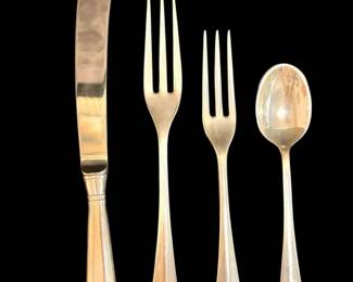 Stieff Sterling Flatware 5  4 Piece Place Settings