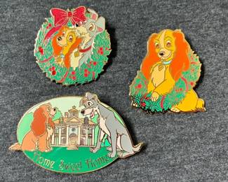 Disney Lady And The Tramp Home Sweet Home  Cast Lanyard Refresh Pins
