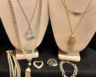 Tassel  Stone Pendant Necklaces