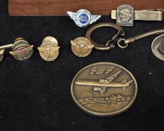 Boeing Service Pins  Boeing 747 Incredibles Tie Clip And Key Chain