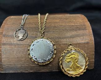Coin Pendant Necklaces