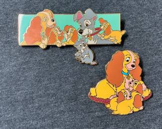 Disney Lady And The Tramp Family Portrait Mystery Film Pin  Lady  Puppies Pin