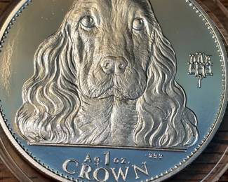 1992 Gibraltar 1 Crown Silver Proof Coin