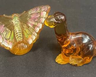 Fenton Dinosaur And Butterfly