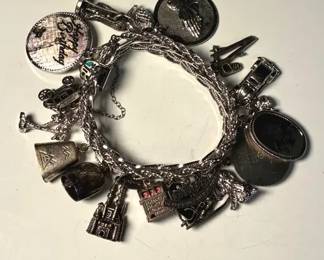 Sterling Silver Charm Bracelet