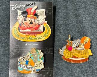 Disney Lady And The Tramp Bellenotte Pins