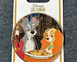 Disney Soda Fountain And Studio Store Lady And The Tramp Pin