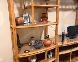 Bamboo wall unit