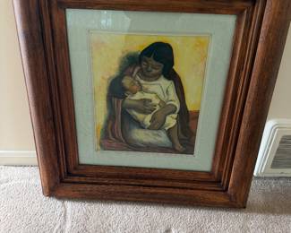 Mother and child art