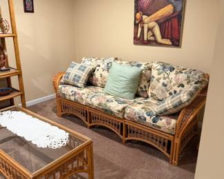 Bamboo sofa