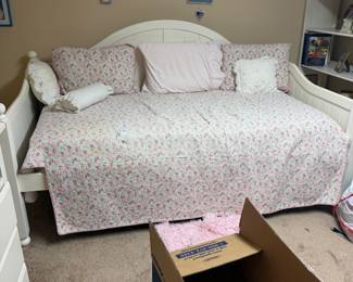 White day bed