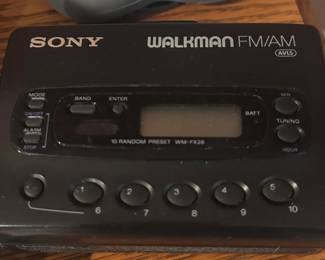 a Sony Walkman