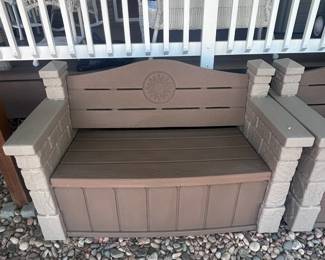 h Outdoor Storage Bench