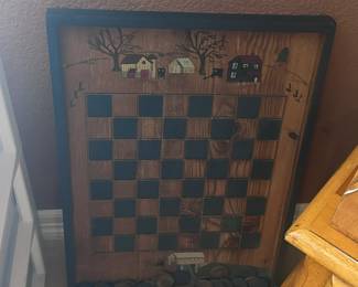 c Vintage Checker Board