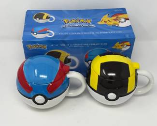34 PokemonGreatUltraBallCeramicMugsBoxed16oz