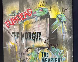 4 TheUndeadTheMorguetheMerrierSignedHorrorPunkVinyl