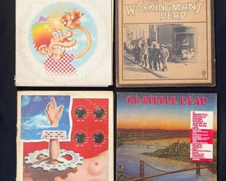 29 FourGratefulDeadVinylsWorkingmansDeadMore