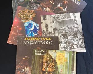 61 JethroTullVinylsAqualungtoStormwatch