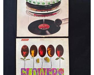 17 RollingStonesLetitBleedFlowersVinylLPs1960sLondon