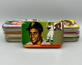 55 RobertoClementeCollectibleTinsPittsburghPiratesTributeSet