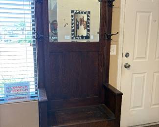 Antique Hall Tree