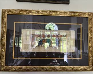 Egyptian on Papyrus Artwork