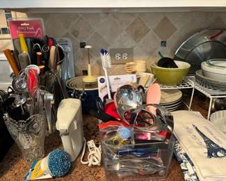Utensils, Vintage Bowls, Mixer
