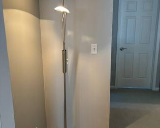 2-Tier Chrome Floor Lamp