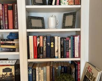 Books, Chargers, Cookbooks