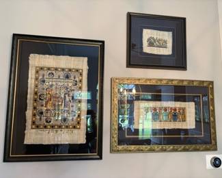 Egyptian on Papyrus Artwork