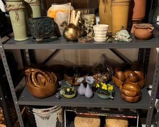 Wood Bowls, Terra Cotta, Baskets
